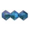 Swarovski 5328:4mm Blue Zircon, AB 2X [ea]