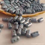 Rulla Bead:3x5mm Blue, Chalk Luster [10g]