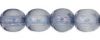 Fire Polished 8mm Antique Style Triangle Beads:Luster Blue [25]