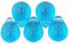 Teardrop Bead:8x6mm Aquamarine, Transparent [100]