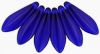 Czech Glass 5x16mm Dagger Beads:Cobalt [50]