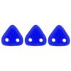 Czech Glass 6mm 2-Hole CzechMate Triangle Beads:Cobalt [10g]