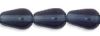 Czech Glass 9x6mm Teardrop Beads:Montana Blue [25]