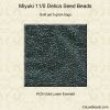 Delica 11/0:0125 Emerald, Gold Luster [5g]