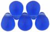 Teardrop Bead:8x6mm Sapphire, Matte [50]
