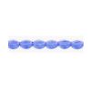 Czech Glass 5x3mm Pinched Oval Beads:Sapphire [50]