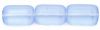 8x12mm Table Cut Rectangle Beads:Light Sapphire [ea]