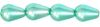 Pearl Beads 6x4mm Teardrop:Aqua Blue [50]