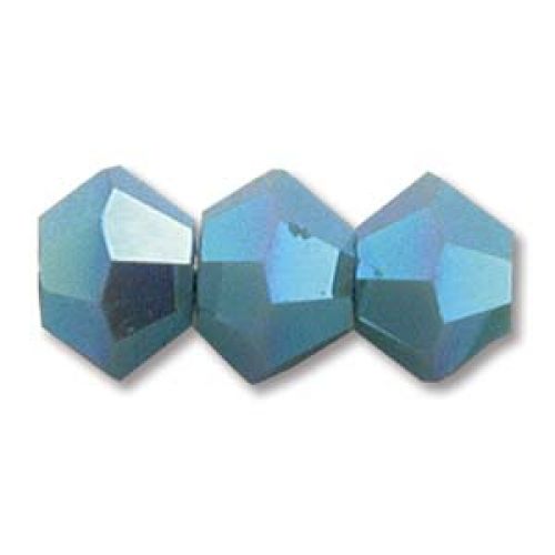 Swarovski 5328:3mm Turquoise, AB 2X [ea]