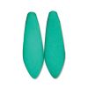 Czech Glass 5x16mm Dagger Beads:Neon Petrol [50]
