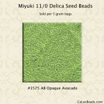 Delica 11/0:1575 Avocado, AB Opaque [5g]