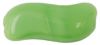 Czech Glass 27x12mm Squiggle Beads:Opaque Green [5]