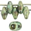 SuperDuo Beads, 2.5x5mm Green Ultra Luster Opaque [10g]
