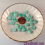 Dime Beads:8x3mm Seafoam [25]