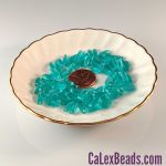 Dagger Beads:3x10mm Teal, Matte [100]