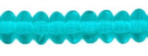 Czech Glass 4mm Rondell Beads:Teal [100]