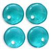 Czech Glass 6mm Lentil Beads:Teal [50]