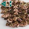 Czech Glass 4.6x3.1mm Tri Beads:Peridot Apollo Gold [10g]