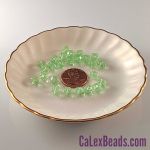 Rose Bud Beads:5x6mm Peridot [25]