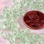 Bell Flower Bead 4x6mm Peridot [50]