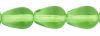 Czech Glass 9x6mm Teardrop Beads:Peridot [25]