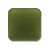 Luna Cabochon:17mm Square, Olive [ea]