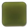 Luna Cabochon:22mm Square, Olive [ea]