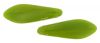 Dagger Beads 5x16mm 2-Hole:Olive, Opaque [50]