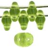 SuperDuo Beads, 2.5x5mm Olivine [10g]