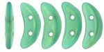 Crescent Beads 3x10mm 2-Hole:Atlantis Green, Luster Iris [10g]