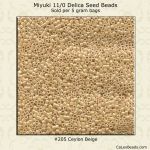 Delica 11/0:0205 Beige, Ceylon [5g]