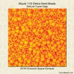 Delica 11/0:2104 Kumquat, Duracoat Opaque [5g]