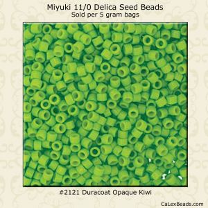 Delica 11/0:2121 Kiwi, Duracoat Opaque [5g]