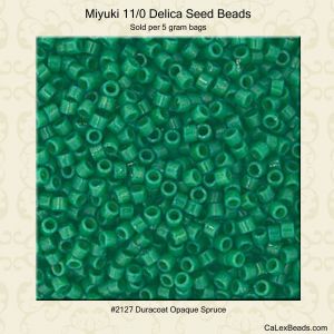 Delica 11/0:2127 Spruce, Duracoat Opaque [5g]