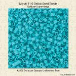 Delica 11/0:2130 Underwater Blue, Duracoat Opaque [5g]
