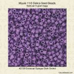 Delica 11/0:2139 Dark Orchid, Duracoat Opaque [5g]