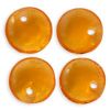 Czech Glass 6mm Lentil Beads:Light Topaz [50]