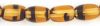 Rice Beads, 6x4mm:Topaz Tortoise