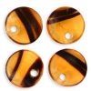Czech Glass 6mm Lentil Beads:Topaz Tortoise [50]