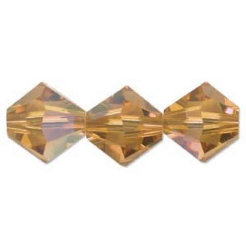 Swarovski 5328:3mm Topaz, AB [ea]