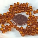 Cube Beads:4mm Dark Topaz [100]
