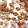 SuperDuo Beads, 2.5x5mm Smoky Topaz Celsian [10g]