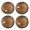 Czech Glass 6mm Lentil Beads:Smoky Topaz [50]