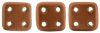 QuadraTile Beads, 6mm:Antique Copper Matte Metallic