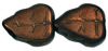 Leaf Beads, 8x10mm:Dark Bronze [25]