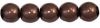 Pearl Beads 6x4mm Teardrop:Chocolate [50]