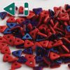 Czech Glass 4.6x3.1mm Tri Beads:Opaque Red Azuro [10g]