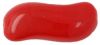 Czech Glass 27x12mm Squiggle Beads:Opaque Red [5]