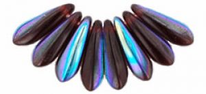 Dagger Beads 3x10mm Garnet, AB [100]