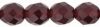 Fire Polished Beads:8mm Garnet [25]